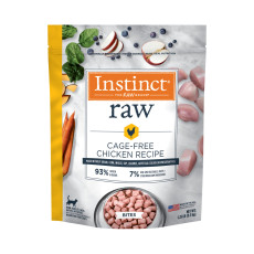 Instinct Raw Frozen Bites Cage-Free Chicken Recipe For Cats 貓用凍乾生肉走地雞主糧 9.5oz X4