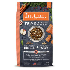 Instinct Raw Boost Grain-Free Recipe with Real Salmon 本能生肉無穀物三文魚犬用糧 4 lbs