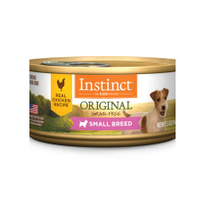 Instinct Original Real Chicken Recipe For Small Breed Dogs 本能經典無無穀物小型犬用雞肉主食罐頭 5.5oz X12