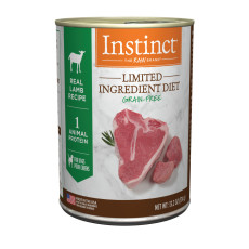 Instinct Limited Ingredient Diet Real Lamb Recipe For Dogs 本能無穀物單一蛋白羊肉狗用主食罐頭 13.2oz X6