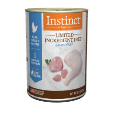 Instinct Limited Ingredient Diet Real Turkey Recipe For Dogs 本能無穀物單一蛋白火雞肉狗用主食罐頭 13.2oz X6