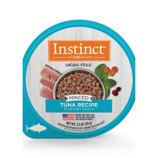 Instinct Minced Real Tuna Recipe For Cats 本能無穀物免治杯杯吞拿魚肉濕糧 3.5oz