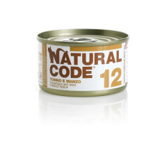 Natural Code Tuna & Beef Cat Can Food吞拿魚牛肉貓罐頭 85g X24