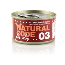 Natural Code Turkey & Potatoes For Dogs 火雞薯仔狗罐頭 90g