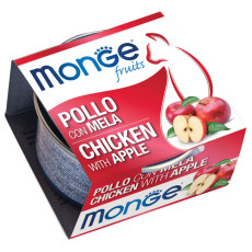 Monge Chicken Flakes with Apple Wet Food For Cats 雞肉蘋果猫罐頭 80g 