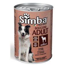 Simba Chunks with Lamb Dog Can Food 羊肉狗罐頭 415g