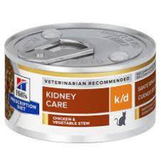 Hill's Prescription Diet k/d Kidney Care Chicken & Vegetable Stew Wet Cat Food 貓用腎臟處方(雞+菜) 罐頭 2.9oz