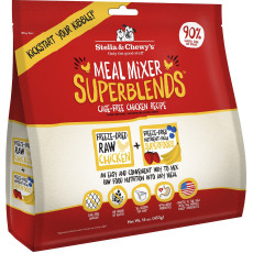 Stella & Chewy's SuperBlends Meal Mixers Cage-Free Chicken For Dogs 超級乾狗糧伴侶放養雞配方 16oz X4