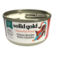 Solid Gold Flavorful Feast Kitten Recipe with Chicken in Gravy Wet Food 無穀物幼貓雞肉貓罐頭 3oz