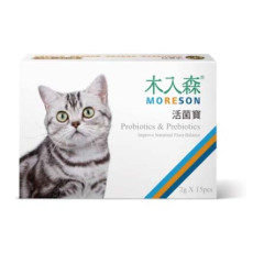 Moreson 木入森 Probiotics & Prebiotics For Cats 貓用活菌寶15包 