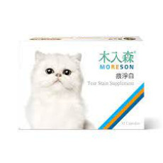  Moreson 木入森 Tear Stain Supplement For Cats 貓咪眼痕淨白 30 粒膠囊裝