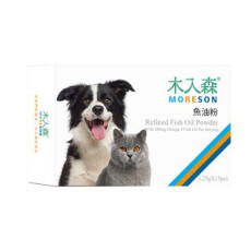 Moreson 木入森Refined Fish Oil Powder for Cats and Dogs 貓犬魚油粉 15包