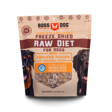 Boss Nation Brands Canine Freeze Dried Diet Chicken Recipe 犬用凍乾雞肉配方12oz X4