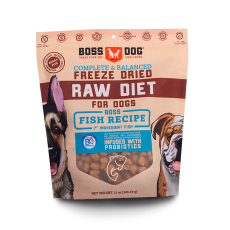 Boss Nation Brands Canine Freeze Dried Diet Fish Recipe 犬用凍乾魚肉配方12oz