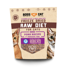 Boss Nation Brands Feline Freeze Dried Diet Pork Recipe 貓用凍乾豬肉配方 9oz