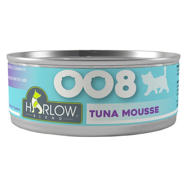 Harlow Blend 楓葉 Tuna Mousse For Kitten and Adult Cats Wet Food 鮪魚慕斯貓貓罐 80g 