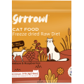 Grrrowl Freeze Dried Raw Venison & Raspberries For Cats 貓用凍乾鹿肉及紅桑子生肉糧 510g X4