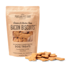 Portland Pet Food Grain & Gulten Free Bacon Biscuit Dog Treats犬用無穀物無麩質煙肉餅乾零食 5oz  X4