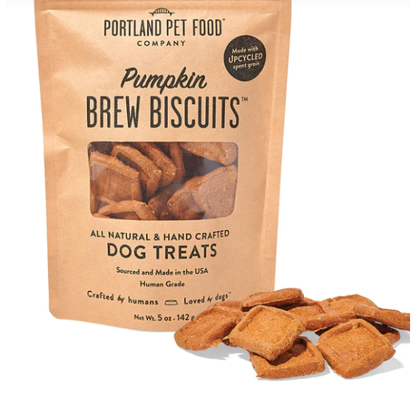 Portland Pet Food Brew Biscuit with Pumpkin Dog Treats犬用南瓜釀造餅乾 5oz  