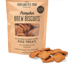Portland Pet Food Brew Biscuit with Pumpkin Dog Treats犬用南瓜釀造餅乾 5oz  X4