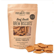 Portland Pet Food Brew Biscuits with Beef Broth Dog Treats 犬用牛肉湯釀造餅乾 5oz  X4
