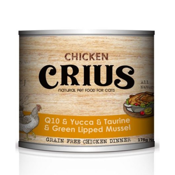 Crius Grain Free Chicken Dinner Cat Canned Food 無縠物雞肉主糧貓罐 90g