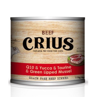 Crius Grain Free Beef Dinner Cat Canned Food 無縠物牛肉主糧貓罐 90g