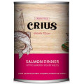 Crius Grain Free Salmon Dinner Dog Canned Food 無縠物三文魚主糧狗罐 375g X12