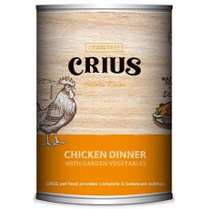 Crius Grain Free Chicken Dinner Dog Canned Food 無縠物雞肉主糧狗罐 375g
