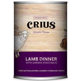 Crius Grain Free Lamb Dinner Dog Canned Food 無縠物羊肉主糧狗罐 375g