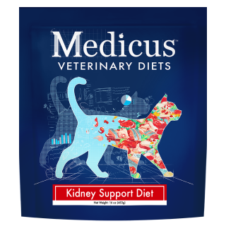 Medicus Veterinary Diets Kidney Support Diet Feline Freeze Dried 凍乾代謝腎臟健康飲食配方 16oz X4