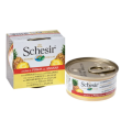 Schesir Fruit Boiled Chicken Pineapple Rice Canned Cat Food全天然水果水煮雞肉菠蘿飯貓罐頭 75g