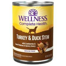 Wellness Grain Free Turkey & Duck Stew with Cranberries Wet For Dogs 無穀物紅莓火雞鴨肉狗罐頭12.5oz X 12 罐