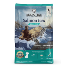 Addiction Salmon Bleu Puppy 無 穀 物 藍 三 文 魚 乾 糧 (幼犬敏感配方) 4 lbs