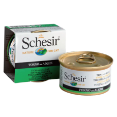 Schesir Tuna and Seaweed in Jelly Cat Canned Food 全天然吞拿魚及海藻飯貓罐頭 85g