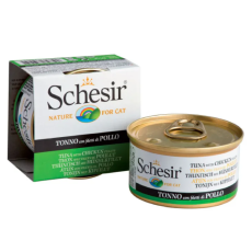 Schesir Chicken Fillets in Jelly Cat Canned Food 全天然雞肉絲飯貓罐頭 85g
