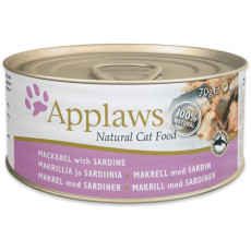 Applaws Mackerel With Sardine For Cats 成貓鯖魚沙甸魚貓罐頭 156g