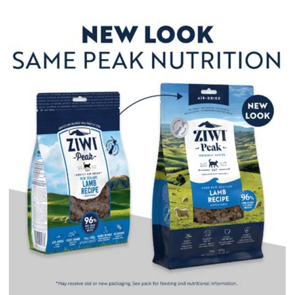Ziwi Peak Original Air-Dried Lamb Recipe for Cats 無穀物脫水羊肉貓糧 400g (14oz)