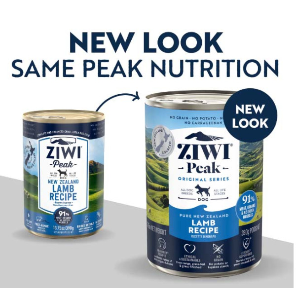 Ziwi Peak Original Wet Lamb Recipe for Dogs 羊肉狗罐頭 390g (13.75oz) 