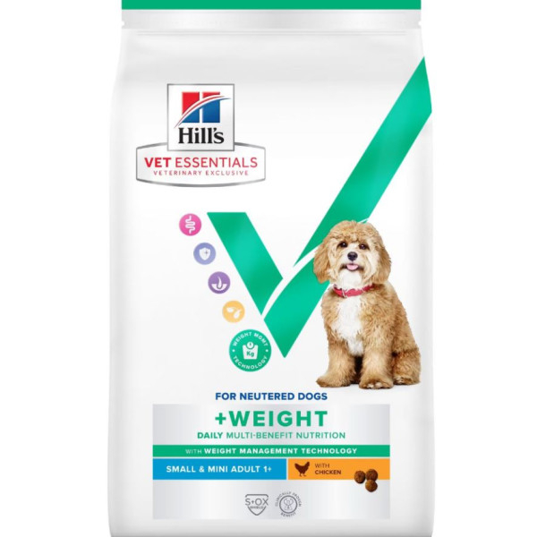 Hill's Prescription Diet Vet Essentials Mini Neutered Adult 獸醫保健犬乾糧 成犬1-6 (小型犬已絕育) 2kg