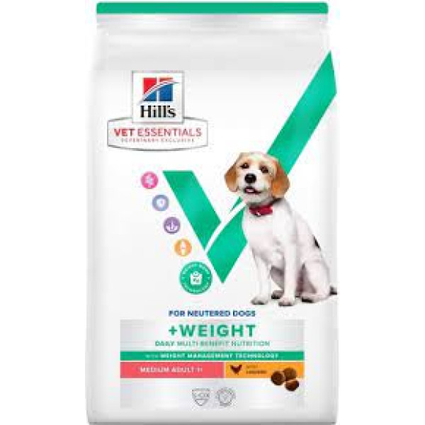 Hill's Prescription Diet Vet Essentials Medium Neutered Adult 獸醫保健犬乾糧 成犬(已絕育犬) 1+ (中型犬) 2kg