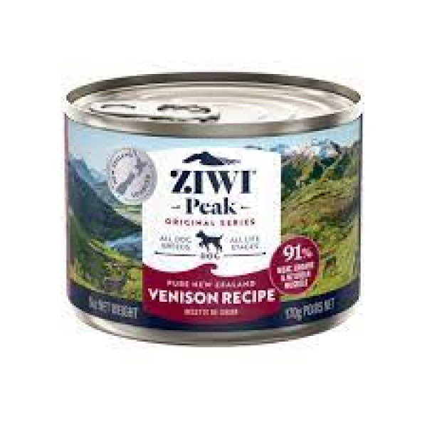 Ziwi Peak Original Wet Venison Recipe for Dogs 鹿肉狗罐頭 170g X12