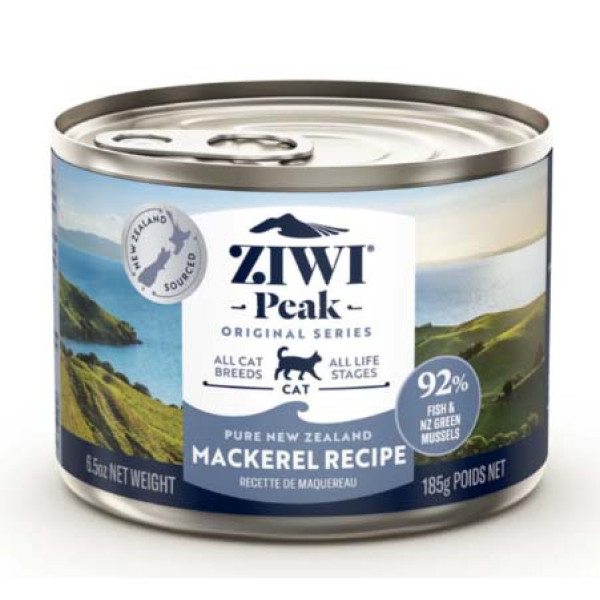 Ziwi Peak Original Wet Mackerel Recipe for Cats 鯖魚貓罐頭 6.5oz 