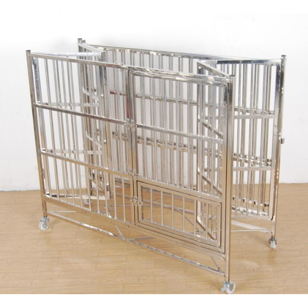 Stainless Steel Foldable Dog Cage 不銹鋼可折疊狗籠 62cm