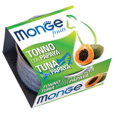 Monge Tuna & Papaya Wet Food For Cat 清新水果系列-鮮吞拿魚配木瓜貓罐頭 80g 