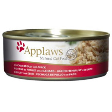 Applaws Chicken Breast with Duck For Cats  雞胸肉+鴨肉貓罐頭 156g