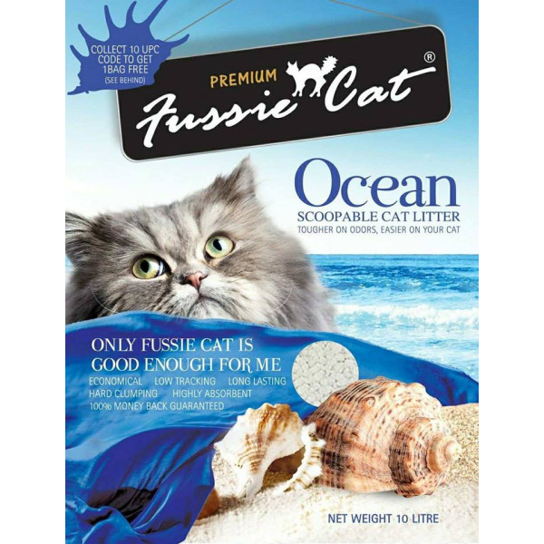Fussie Cat Refresh Cat Litter -Ocean 海洋味貓砂 5L X 4