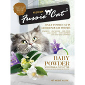 Fussie Cat Refresh Cat Litter -Baby Powder  爽身粉味貓砂 5L
