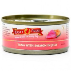 Tasty Prize Tuna with Salmon in Jelly 吞拿魚伴三文魚 70g X 24