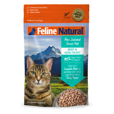 F9 Natural Freeze Dried Beef and Hoki Feast For Cats 凍乾脫水牛肉藍尖尾鱈魚盛宴 320g